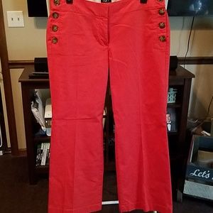 LOFT sailor style orange Marisa trouser